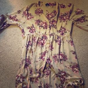 Asymmetrical button down shirt